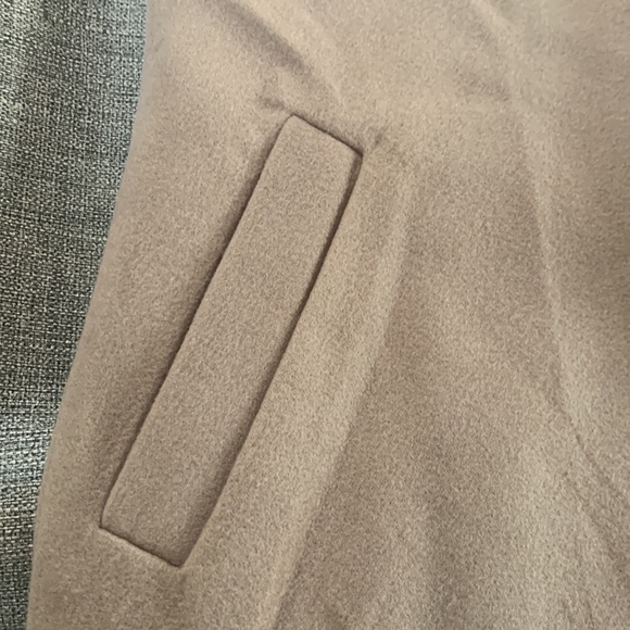 Beige Oversized Unlined Coat - Picture 3 of 3
